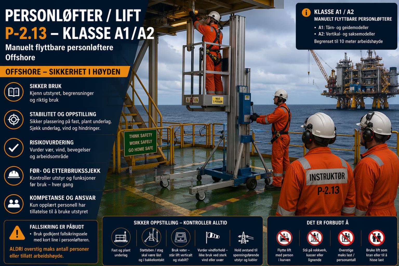 A6 - b)Personløfter / Lift P-2.13 (ATS-463)